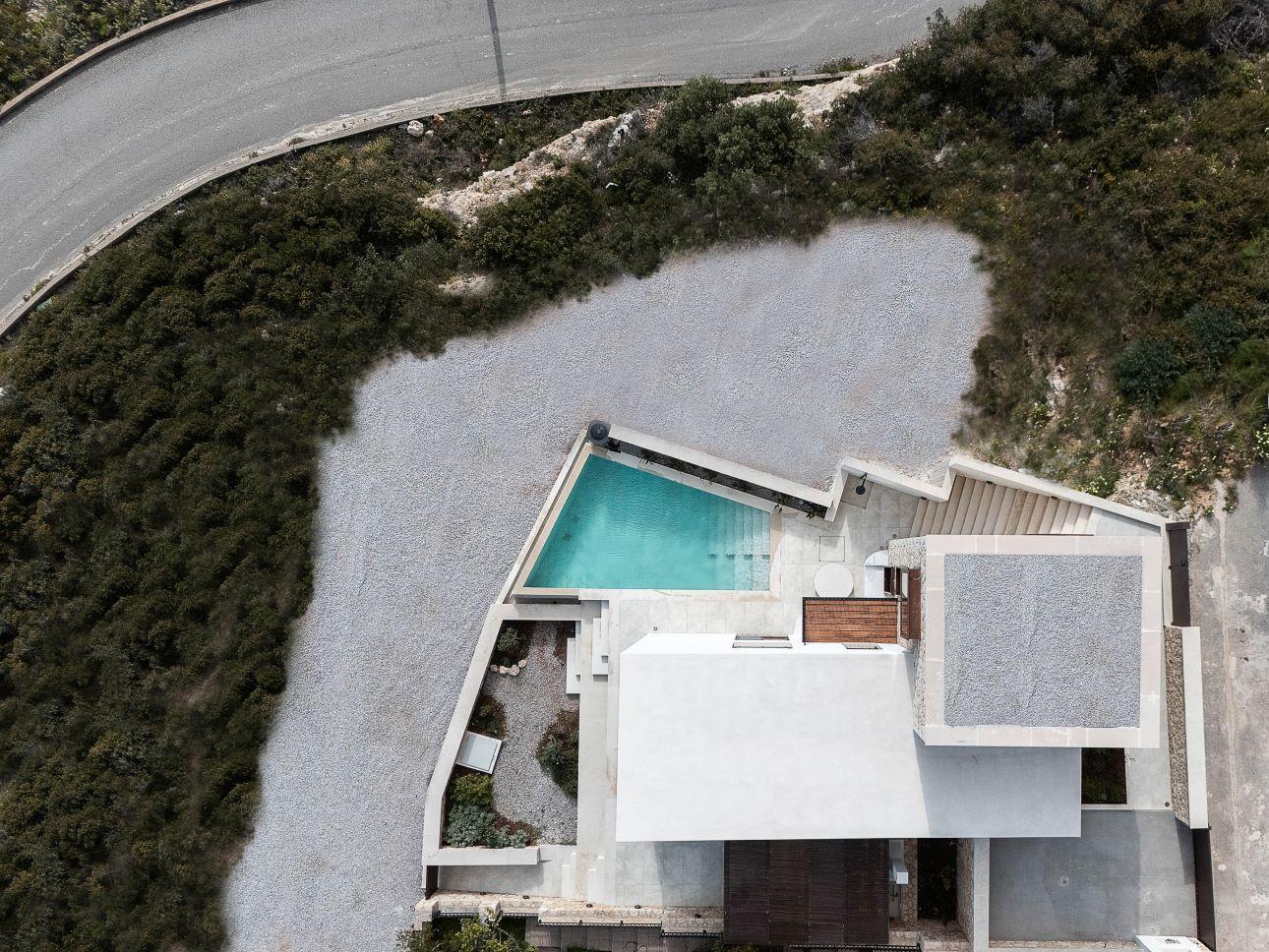 Το Maroulas Tower House από ψηλά/ Φωτογραφία: Γιώργος Ηλιάκης 