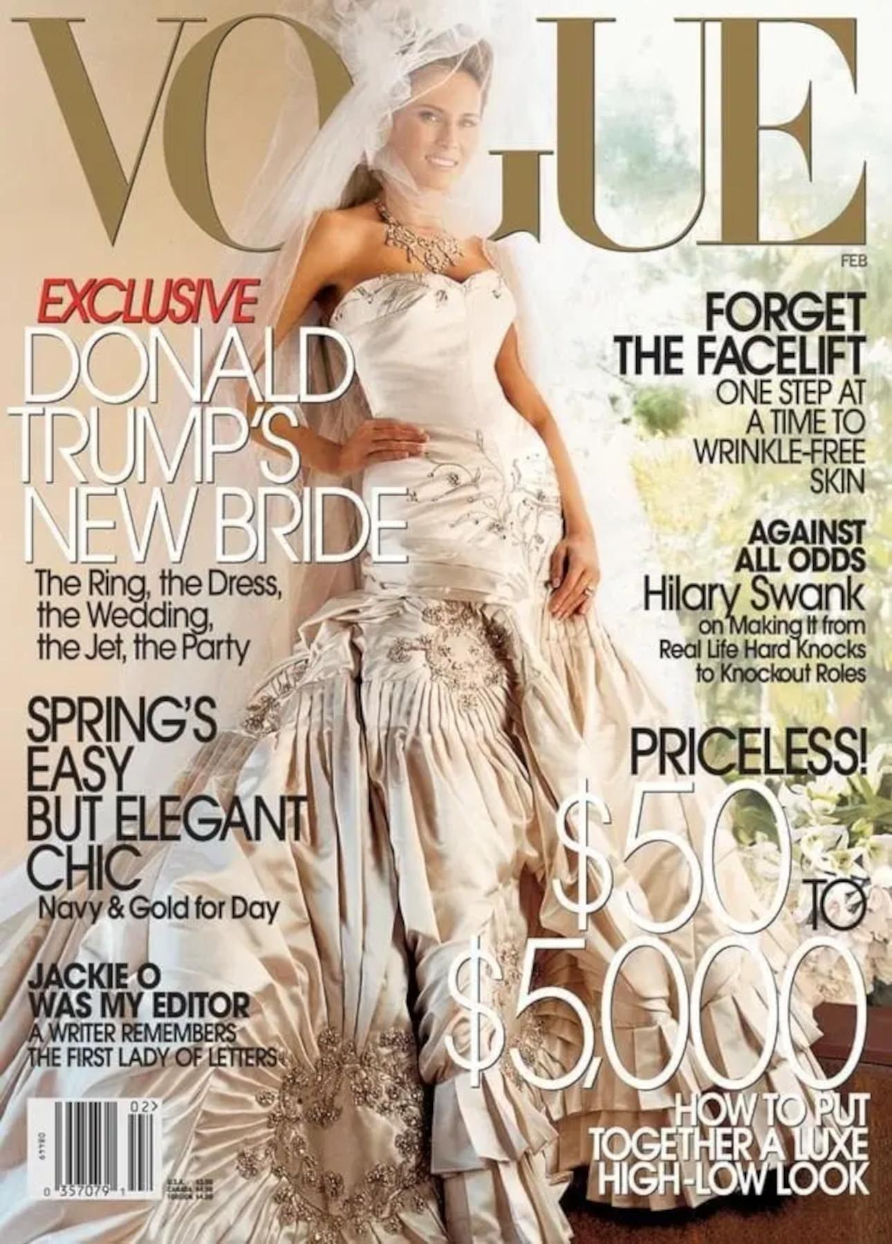 Η Μελάνια Τραμπ στο εξώφυλλο της Vogue/ Φωτογραφία: Vogue