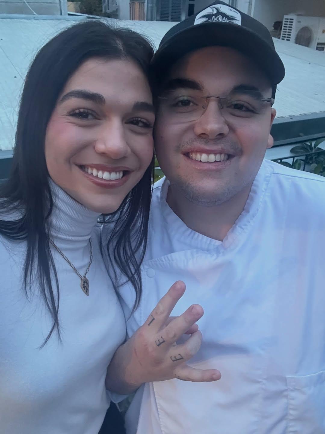 Η Μελίνα Νικολαΐδη με τον αδερφό της, Γιώργο/ @melina.nikolaidi