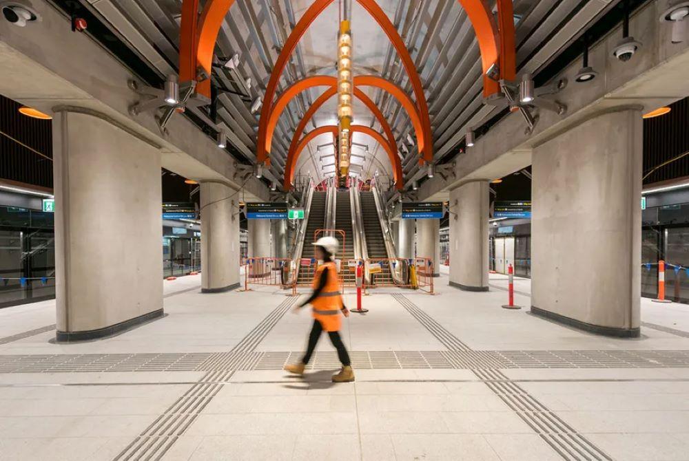 Ο νέος σταθμός State Library στη Μελβούρνη/ Φωτογραφία: Victoria's Big Build 