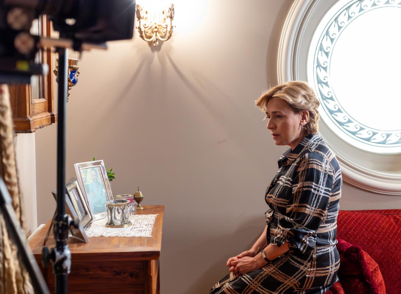  Η Μαρία Ζορμπά στον ρόλο της Μαρίκας Νταγιάννου, στη σειρά «Μια νύχτα μόνο». 