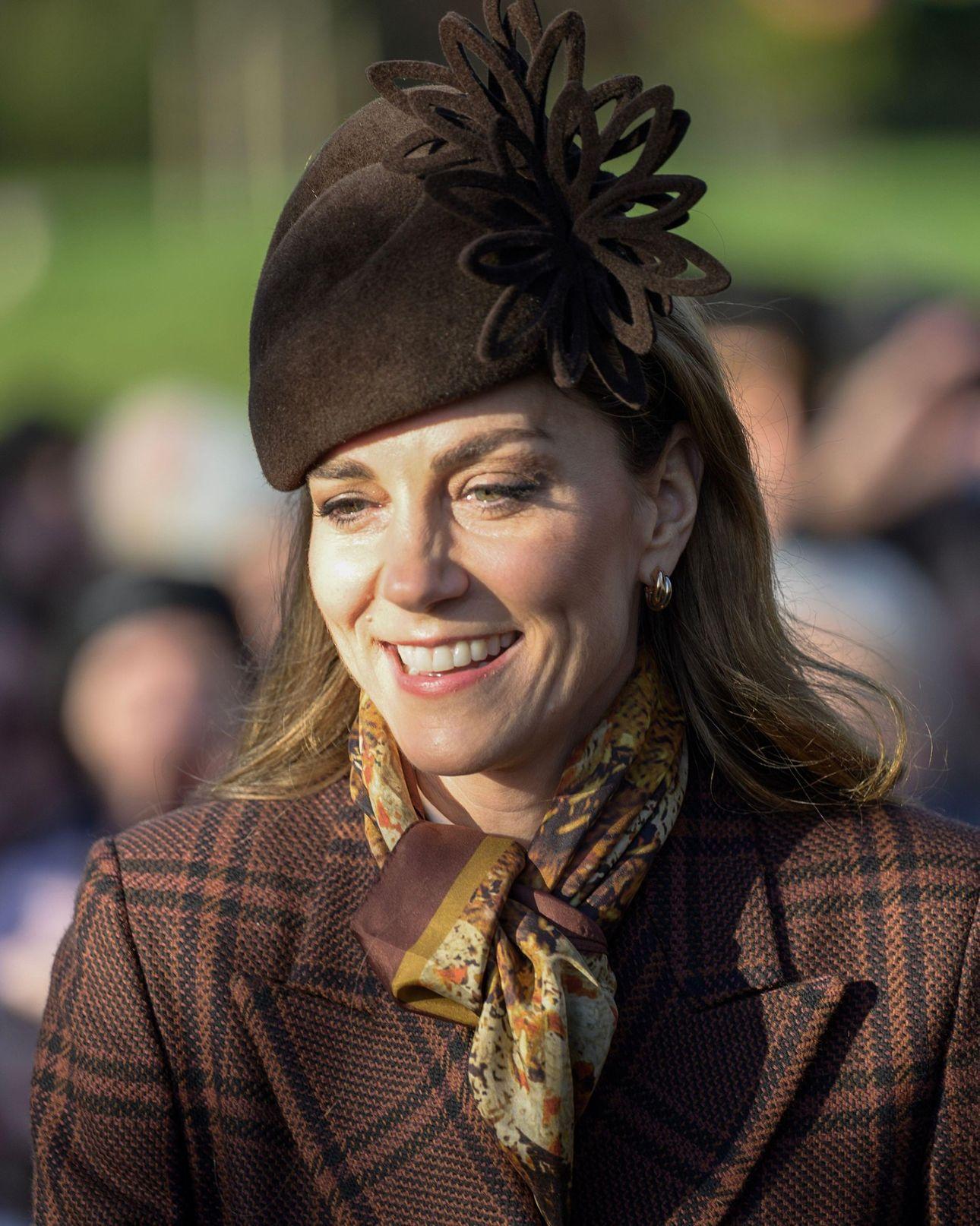 Η Κέιτ Μίντλετον με το καφέ coat dress/ Φωτογραφία:﻿ Alamy / Profimedia 