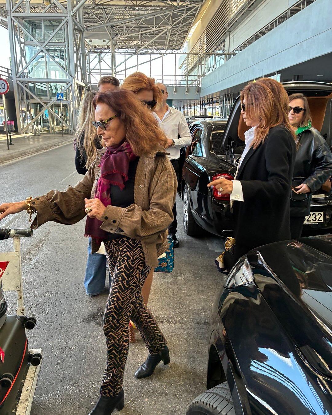 Μιμή Ντενίση, Diane von Fürstenberg/ Φωτογραφία: Instagram/ @mimi_denissi