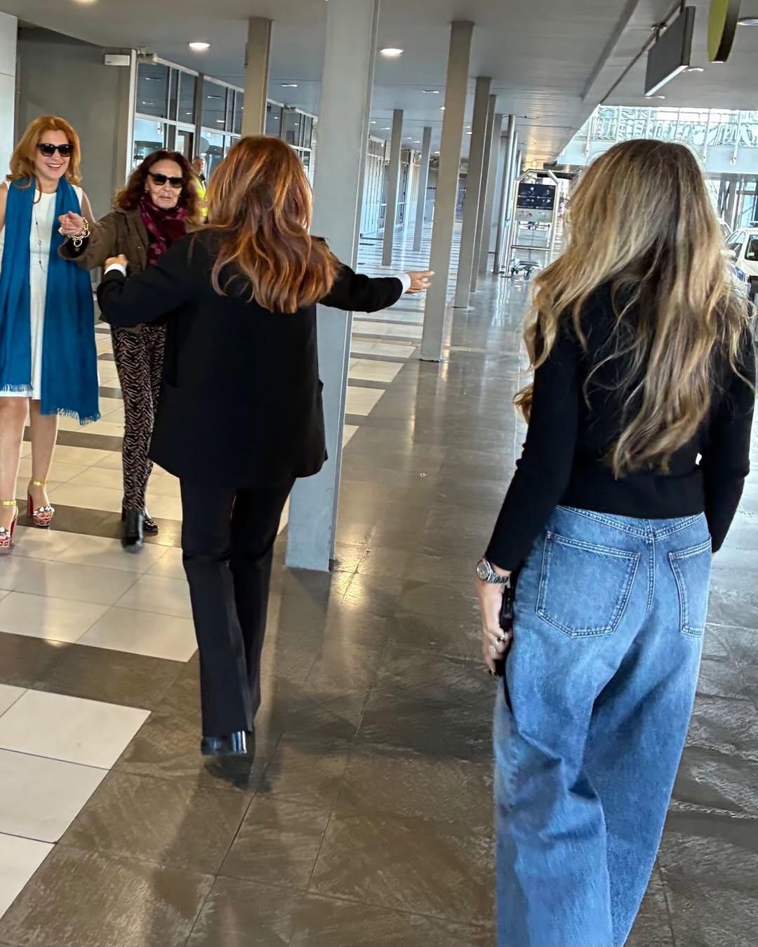 Μιμή Ντενίση, Diane von Fürstenberg/ Φωτογραφία: Instagram/ @mimi_denissi