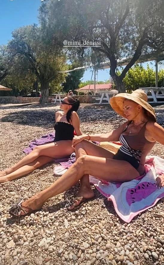 Μαριτίνα και Μιμή Ντενίση/ @maritinadns