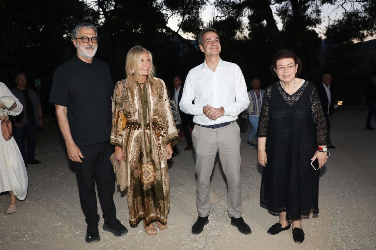 Γιώργος Κουμεντάκης-Μαρέβα και Κυριάκος Μητσοτάκης-Λίνα Μενδώνη/ NDP Photo Agency