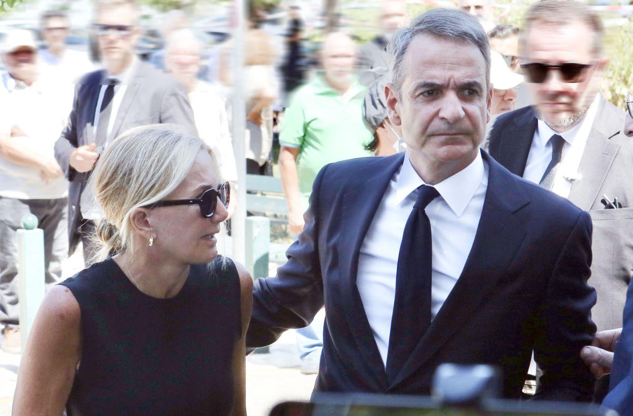 Ο Πρωθυπουργός, Κυριάκος Μητσοτάκης, με τη σύζυγό του, Μαρέβα Γκραμπόφσκι/  Φωτογραφία: NDP Photo Agency  
