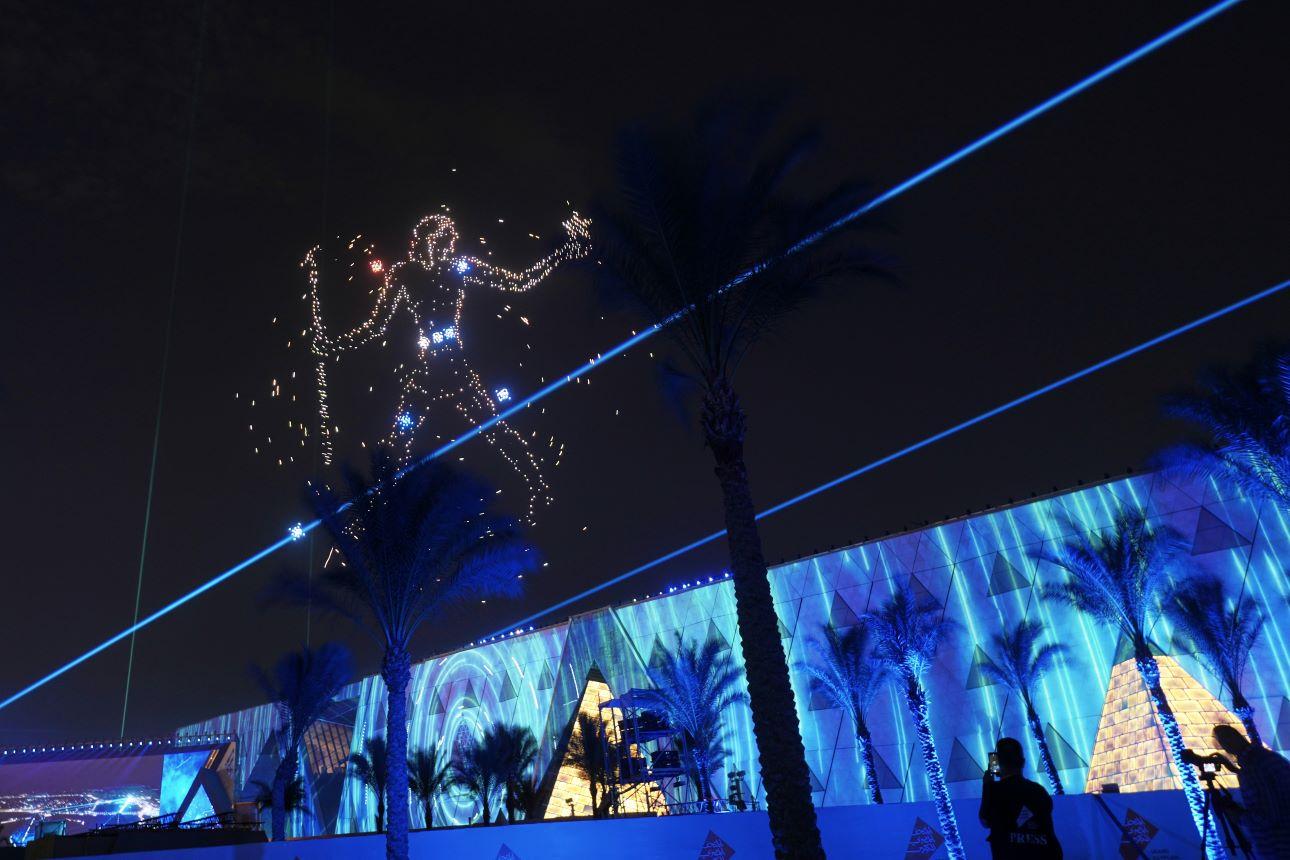 Στιγμιότυπο από τα εγκαίνια του Μεγάλου Αιγυπτιακού Μουσείου/ Φωτογραφία: AP