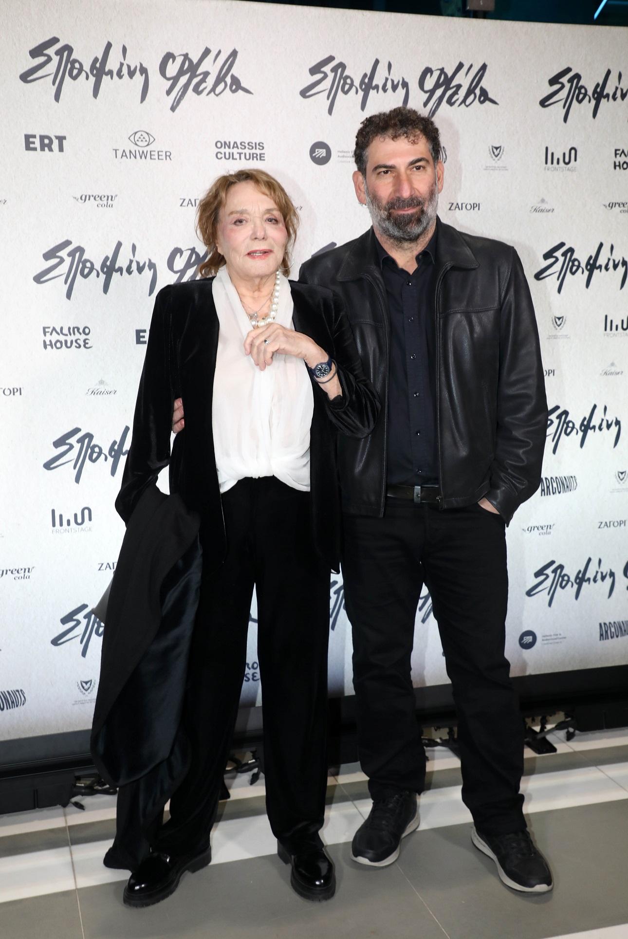 Η Μπέττυ Αρβανίτη με τον Γιάννη Οικονομίδη/ Φωτογραφία: NDP Photo Agency