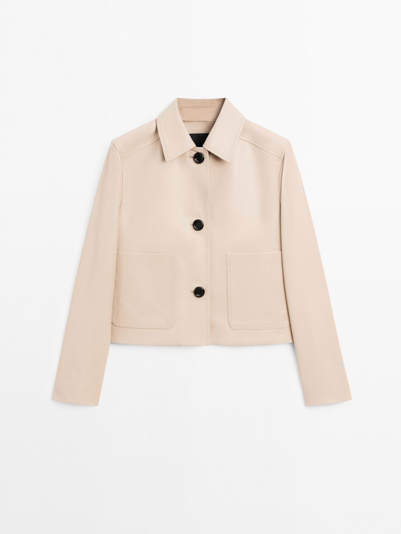 Μπεζ jacket από τα Massimo Dutti