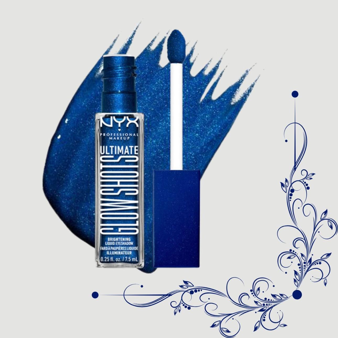 Ultimate Glow Shots Liquid Eyeshadow in 21 Blueberry Bank, Nyx