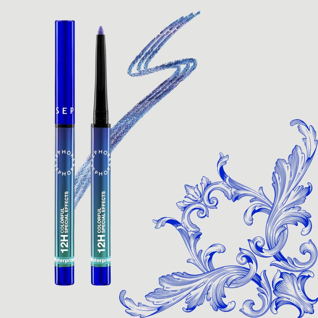 12h Colorful Special Effects Eyeliner in 03 Celestial Blue, Sephora