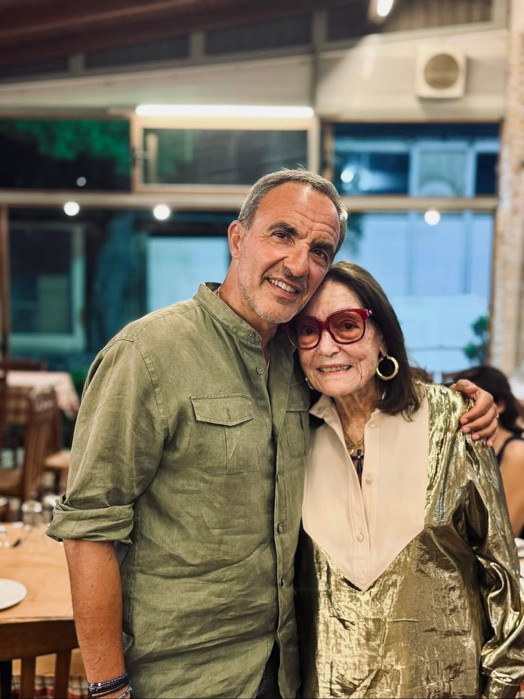 Νίκος Αλιάγας, Νάνα Μούσχουρη/ Φωτογραφία: Instagram/ @monsieurkoutrak