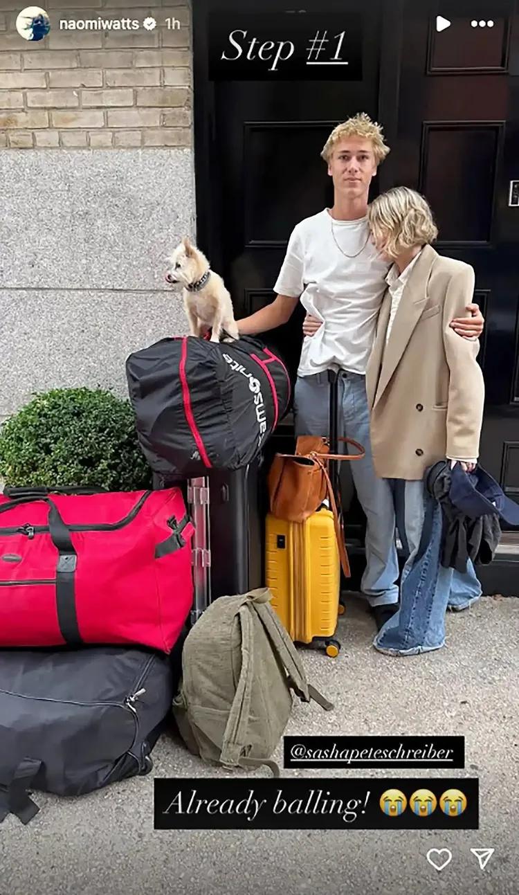 Η Ναόμι Γουότς και ο γιος της, Sasha/ Φωτογραφία: Instagram/ @naomiwatts