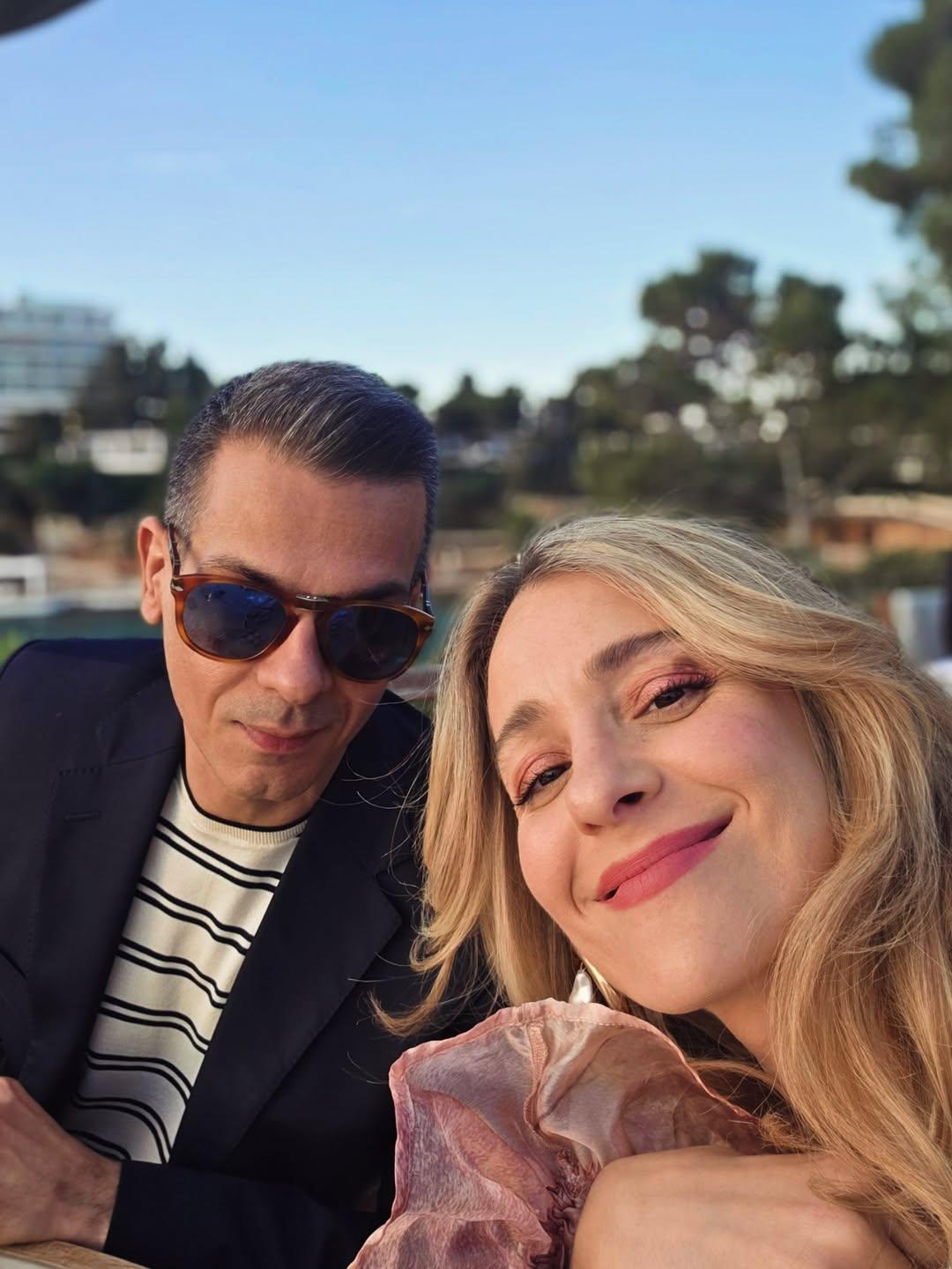 Η Νατάσσα Μποφίλιου με τον σύζυγό της, Χρήστο Κορτσέλη/ @natassabofiliouofficial