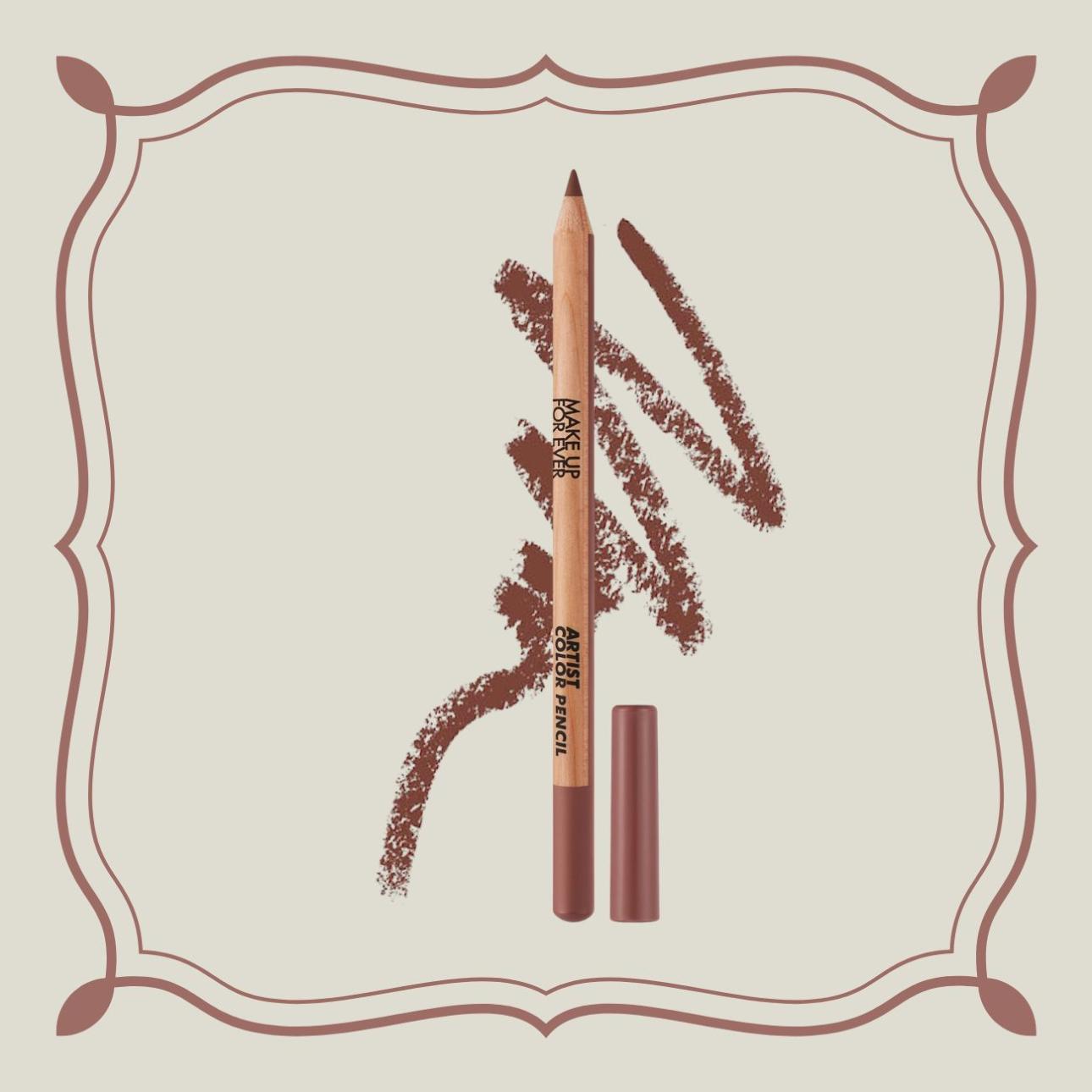 Artist Color Pencil, απόχρωση 600 Anywhere Caffeine, Make Up For Ever (Μολύβι πολλαπλών χρήσεων για χείλη, μάτια, φρύδια και πρόσωπο, με κρεμώδη, εξαιρετικά blendable υφή)