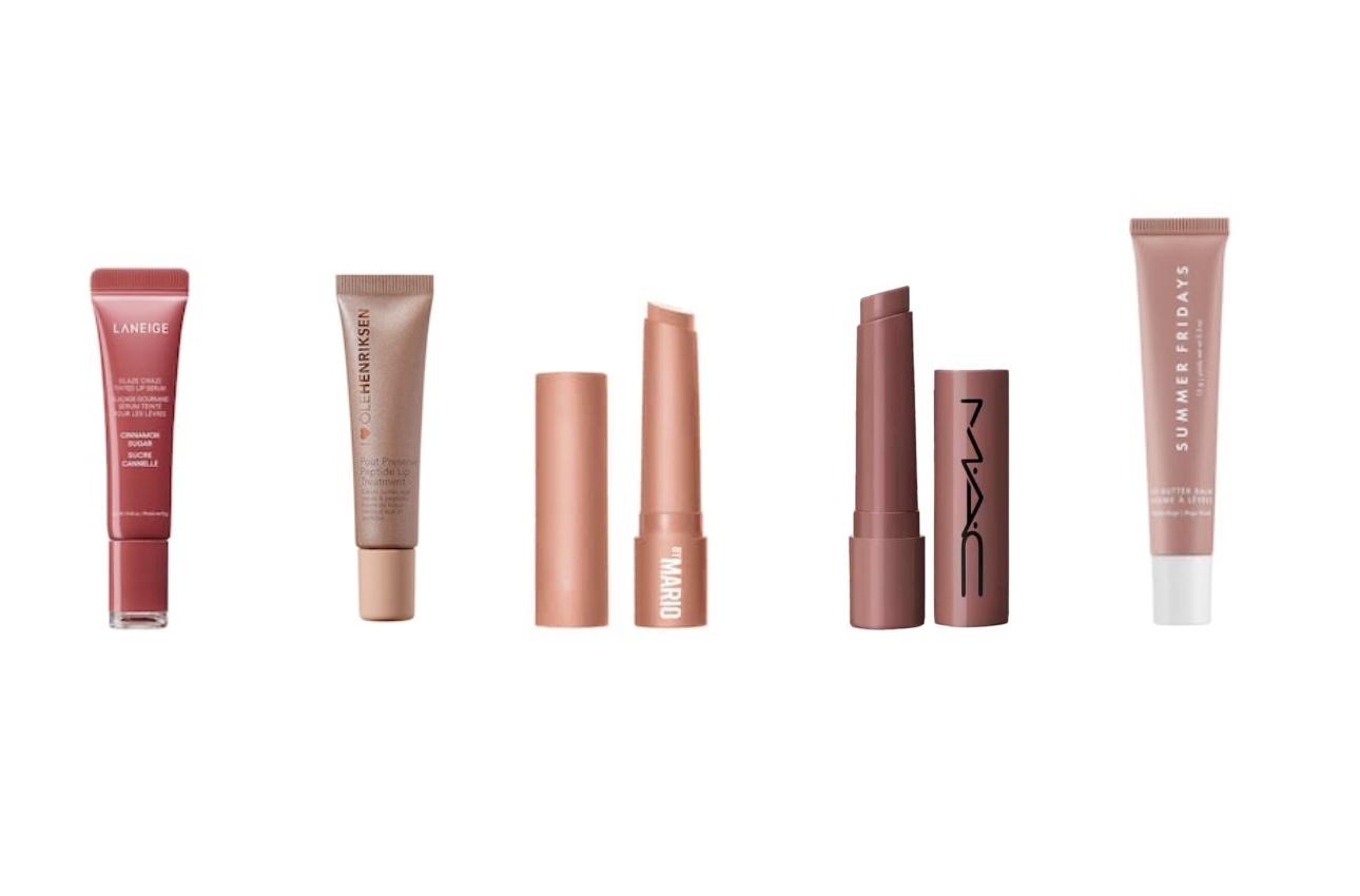 Laneige Cinnamon SugarOleHenriksen Lip TreatmentMakeup by MarioMAC Cosmetics Tinted LipsSummer Fridays