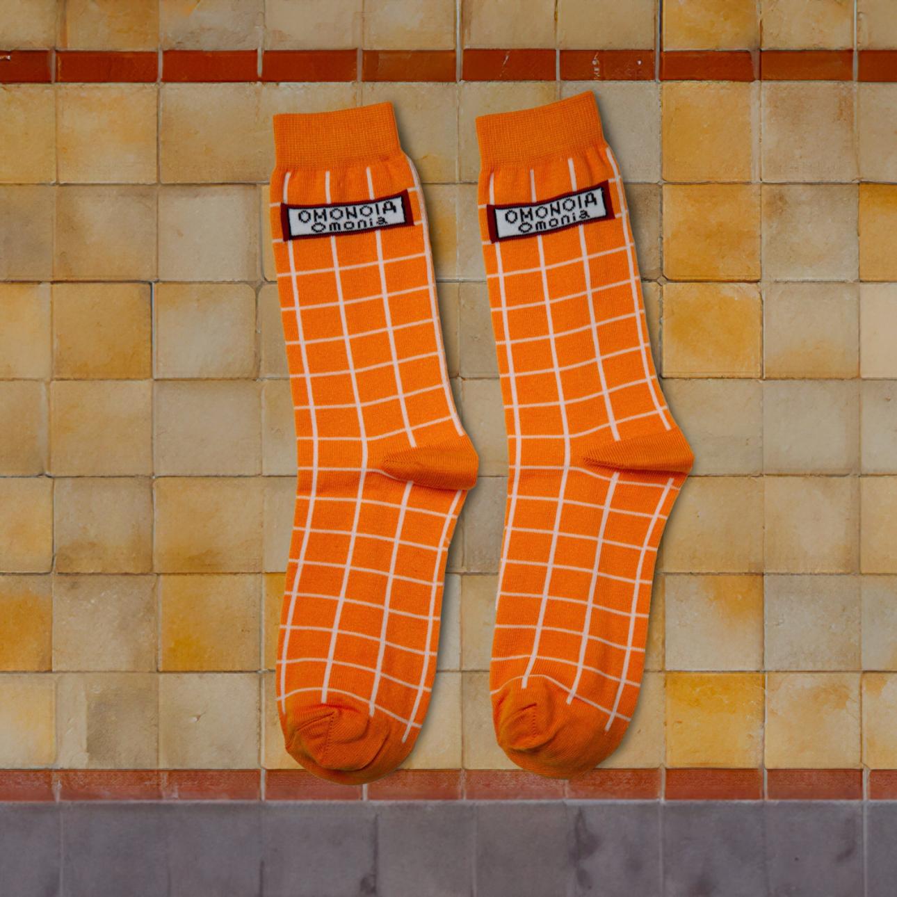  Athens railway stations ODE x DELARTFRAGA socks 