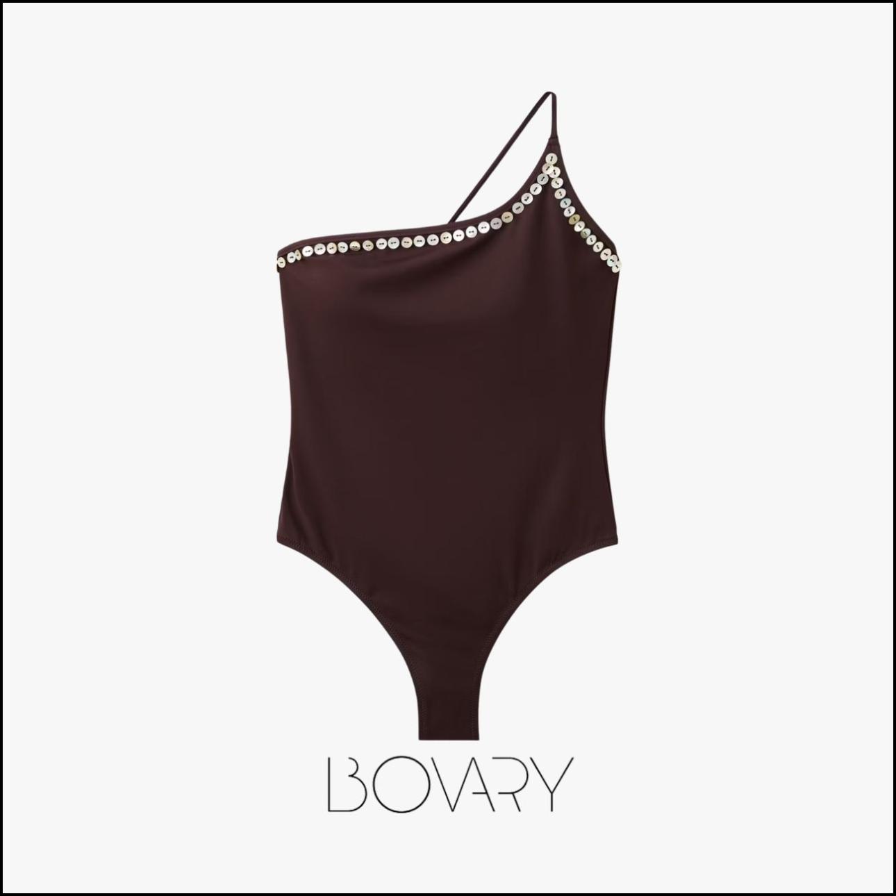 Ολόσωμο με μια τιράντα, €45,99, Mango, shop.mango.com