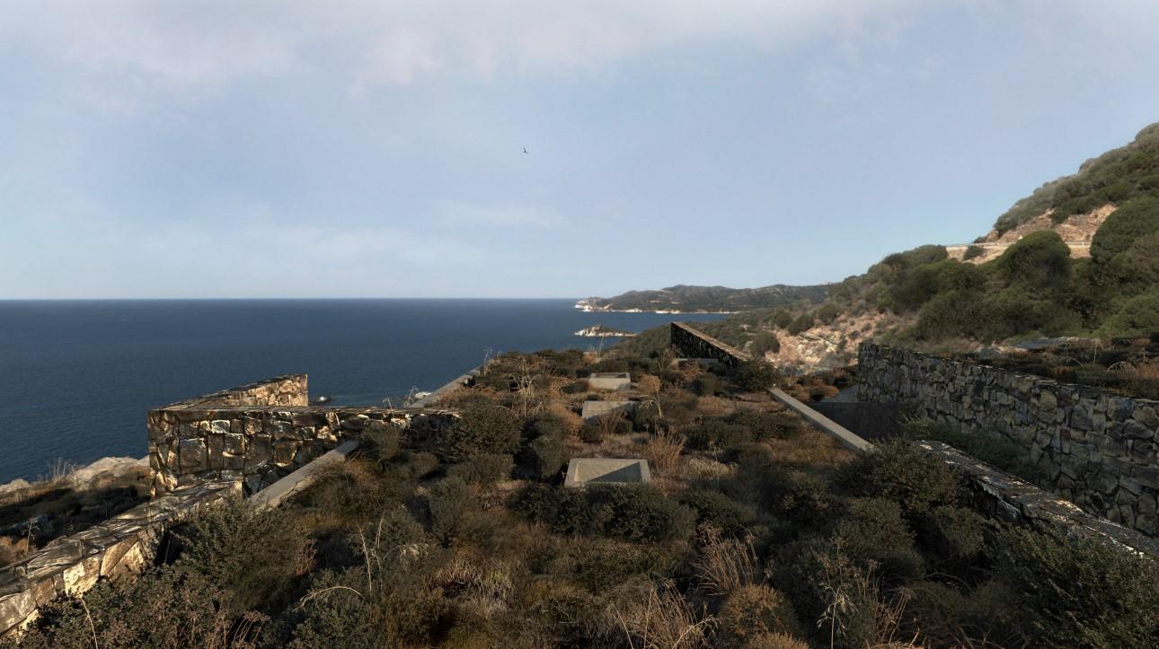 Πάνω από την πλάκα της οροφής αναπτύσσεται φύτευση με είδη που ευνοούν τη βιοποικιλότητα της περιοχής/Φωτογραφία: Onus Architecture Studio 