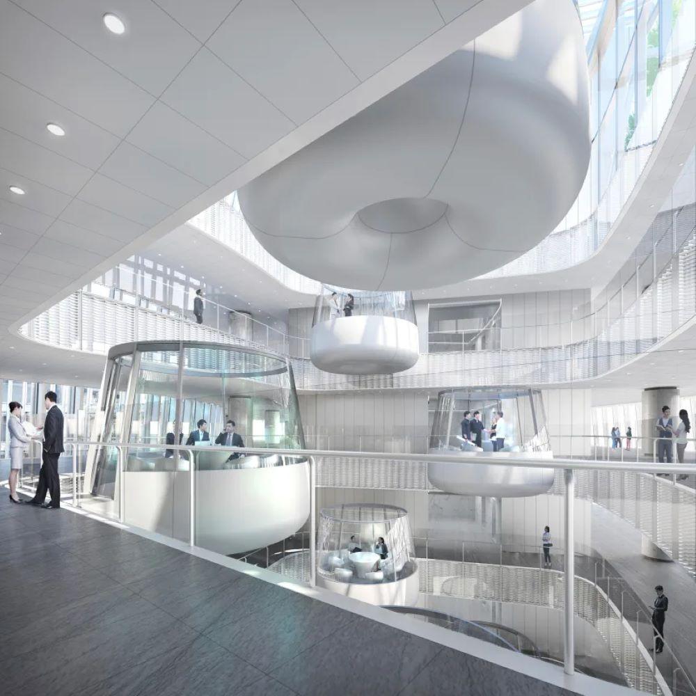 OPPO Chang R&amp;D Center, Φωτογραφία:﻿ Kohn Pedersen Fox Architects 