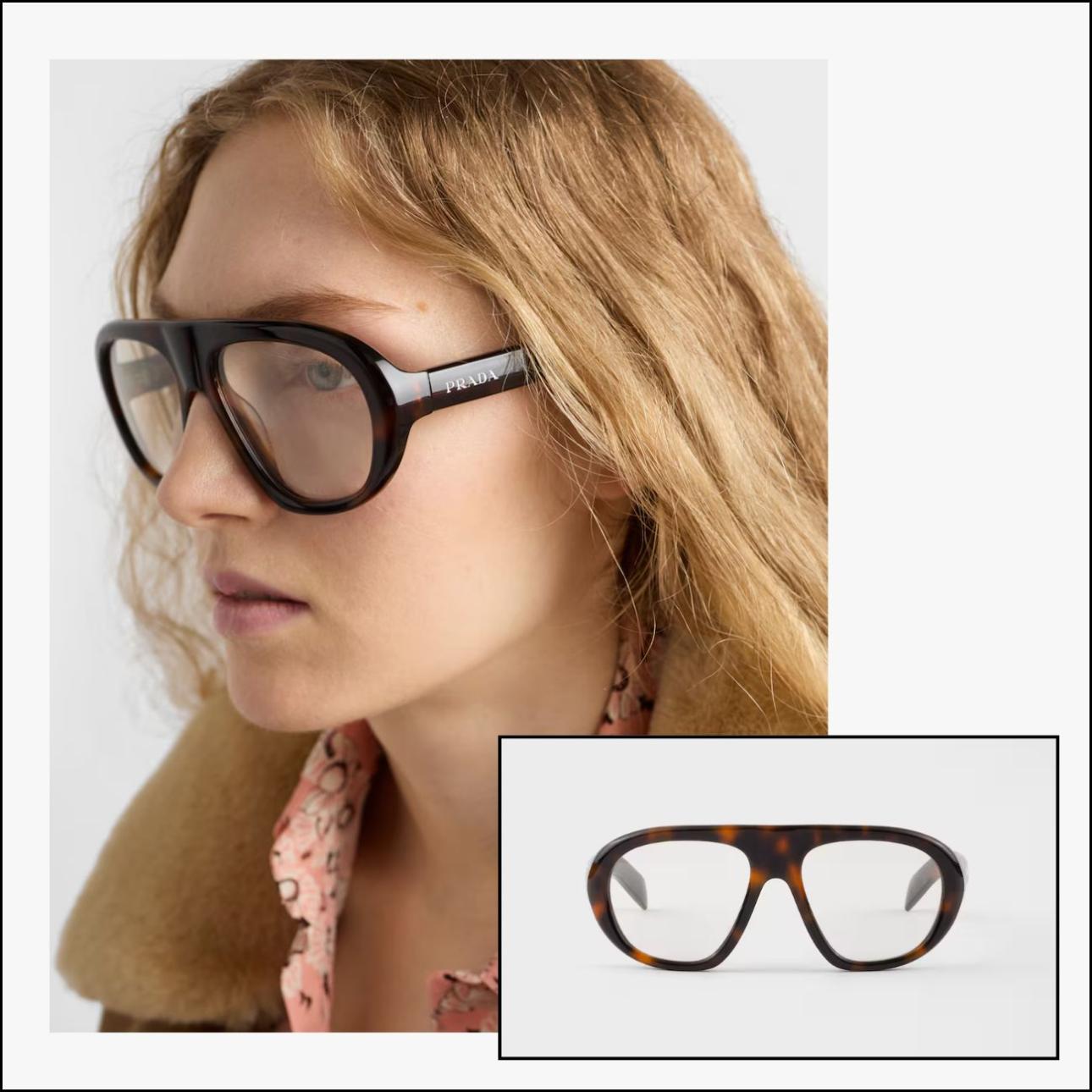 Γυαλιά οράσεως, €390, Prada, prada.com