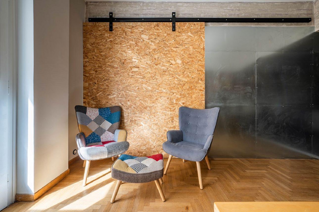 Η εικόνα του χώρου με τις συρόμενες πόρτες κλειστές/ Φωτογραφία: Γιώργος Δημητρακόπουλος 