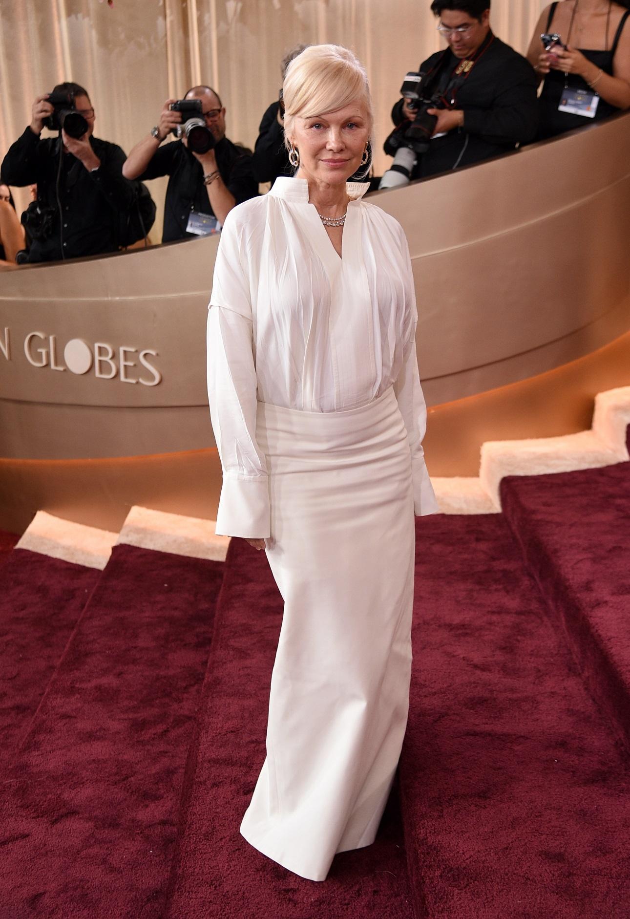 Η Πάμελα Άντερσον στις Χρυσές Σφαίρες 2026/ AP Images