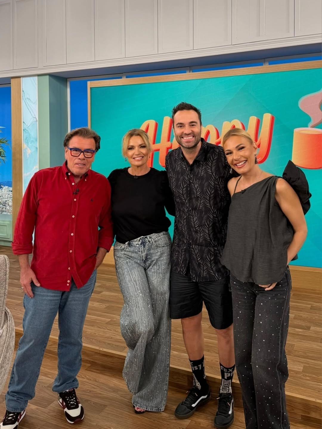 Δημήτρης Παπανώτας, Παναγιώτα Βλαντή, Κώστας Φραγκολιάς, Τίνα Μεσσαροπούλου/ @panagiotavlanti_official