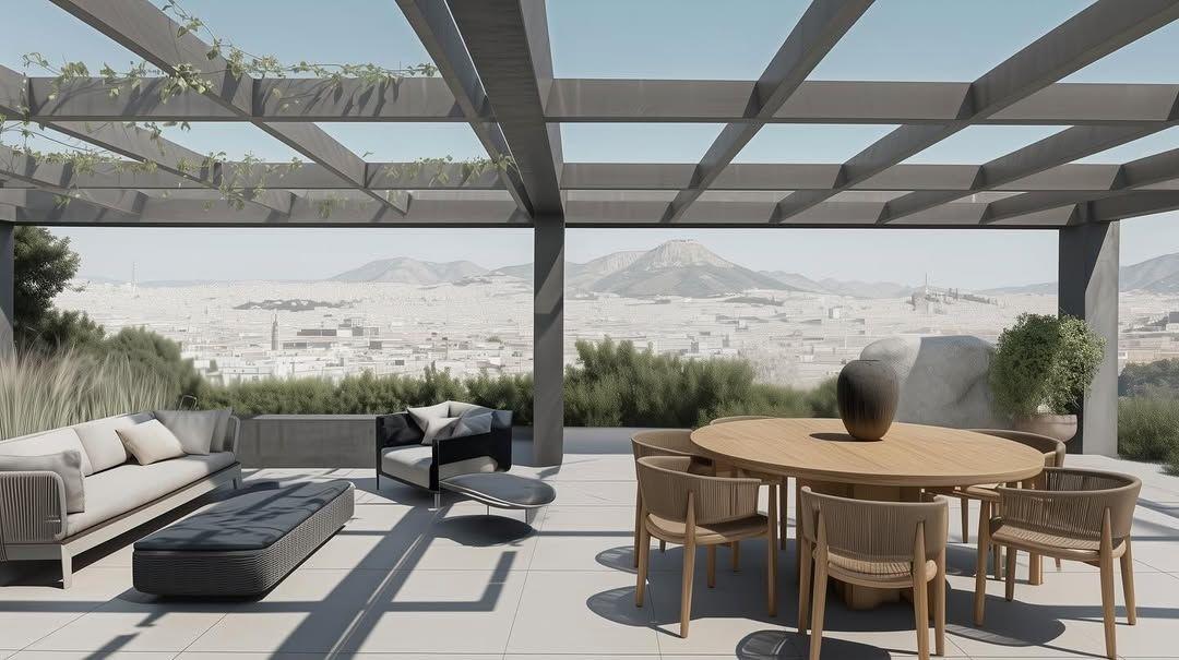 Το roof garden του σπιτιού/ Φωτογραφία: Νικόλας Ραπανάκης 