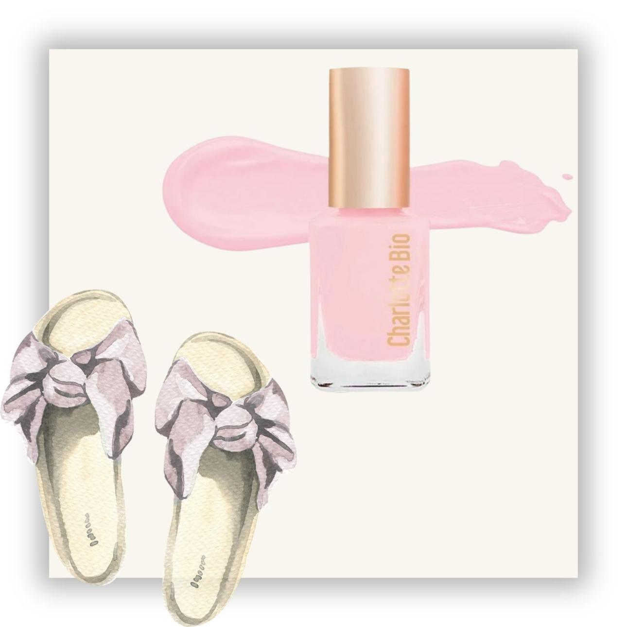   Vegan Nail Polish Bubblegum, Charlotte Bio Vegan βερνίκι που συνδυάζει τη δύναμη του φυσικού πυριτίου (silicium), του άνθους ιβίσκου, των βιοκεραμικών και της κατοχυρωμένης με δίπλωμα ευρεσιτεχνίας εξανάλης (hexanal) για να ενισχύσει την κερατίνη, να μειώσει το σπάσιμο και να αποκαταστήσει τον φυσικό φραγμό. Επιπλέον, διαθέτει εξαιρετικά ρευστή υφή που εγγυάται εύκολη εφαρμογή και γρήγορο στέγνωμα. 