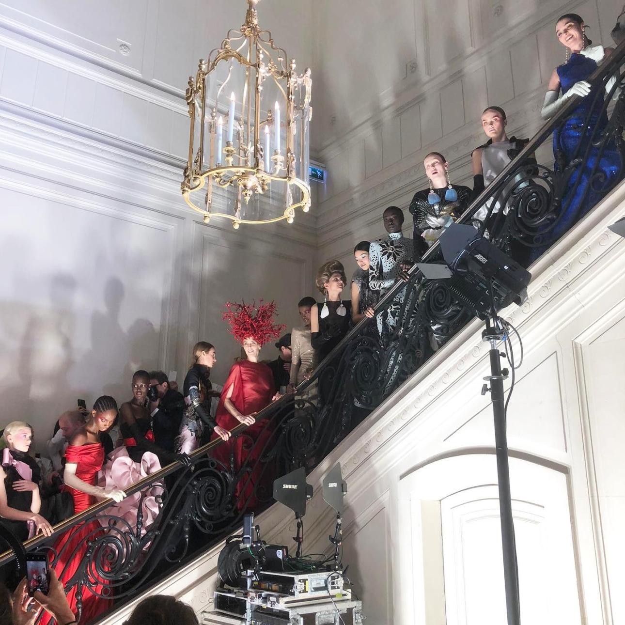 Backstage στην επίδειξη μόδας του Valentino H.C. SS'20/Φωτογραφία: IG @pppiccioli