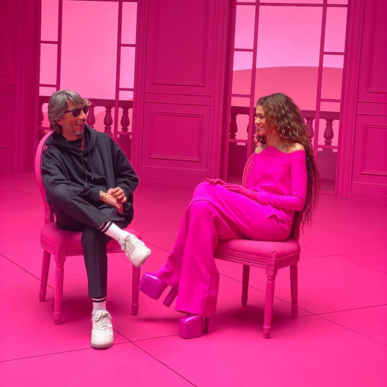 Ο Pierpaolo Piccioli με τη Zendaya/Φωτογραφία: IG @pppiccioli