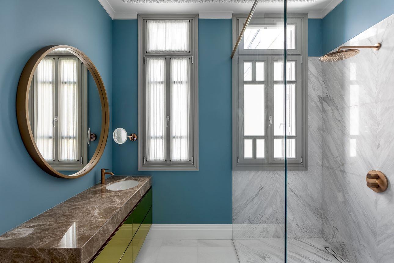 Ένα από τα μπάνια του σπιτιού/ Φωτογραφία: Μαριάνα Μπίστη 