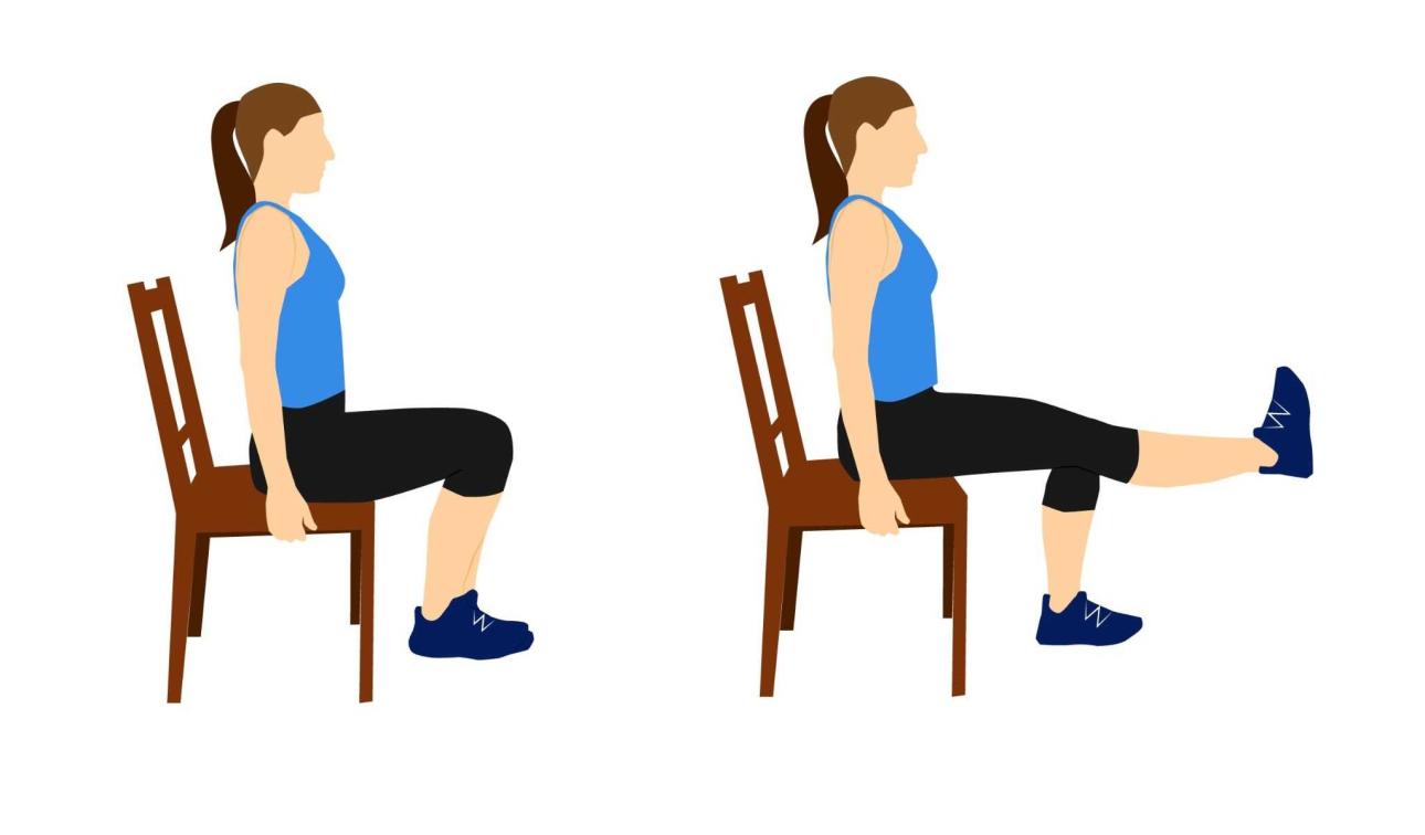 Η άσκηση αυτή στοχεύει στους τετρακέφαλους. Φωτογραφία: Shutterstock