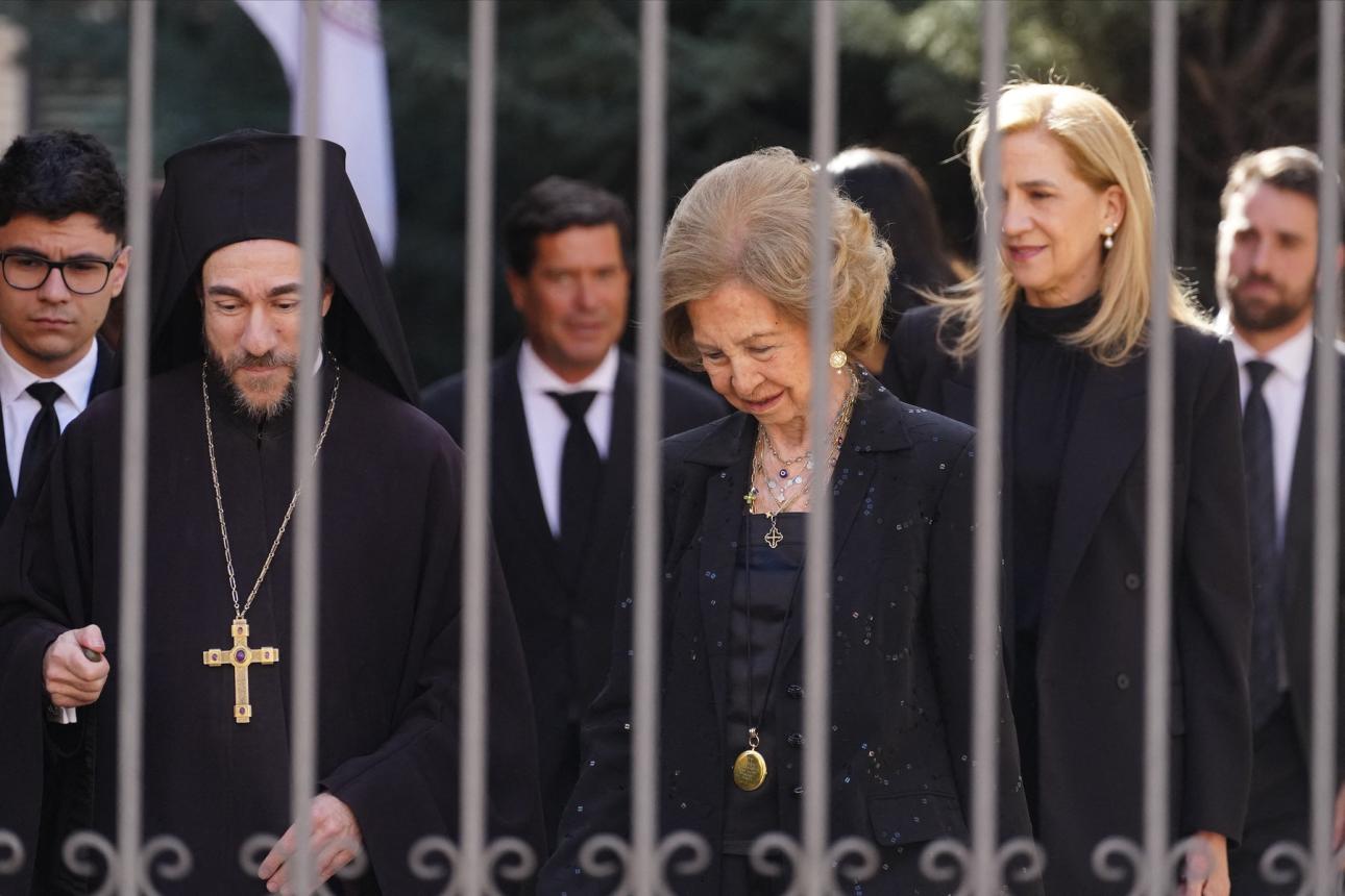 Η Βασίλισσα Σοφία στο μνημόσυνο της πριγκίπισσας Ειρήνης στη Μαδρίτη/ Φωτογραφία: Andrews Archie/ABACA / Abaca Press / Profimedia