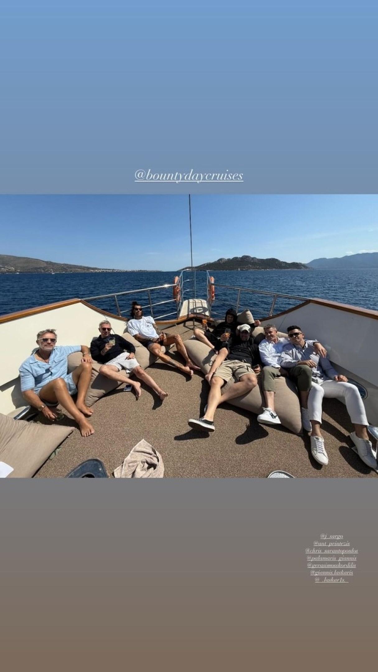 Ο Γιώργος Πρίντεζης βάφτισε την κόρη του/ Φωτογραφία: Instagram/ @pripripri15