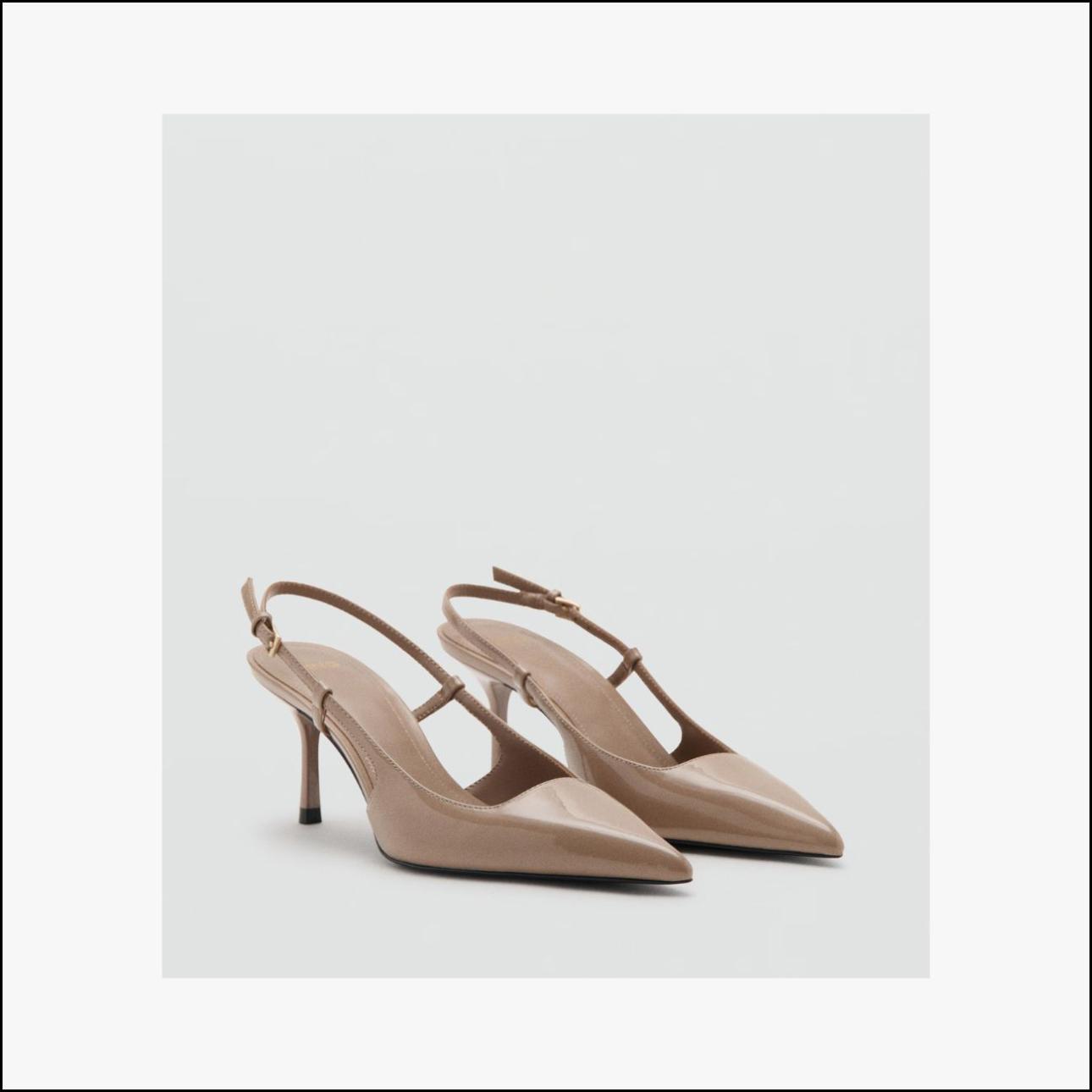 Slingback γόβες, €39,99, Mango, shop.mango.com