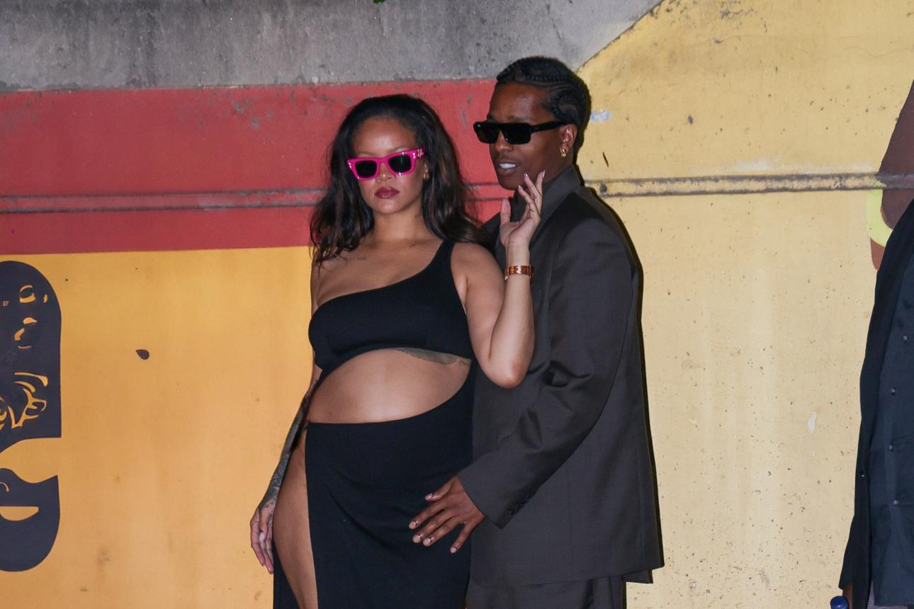Η Ριάνα έγκυος μαζί με τον ASAP Rocky στις Κάννες/ Φωτογραφία: Splash / Profimedia