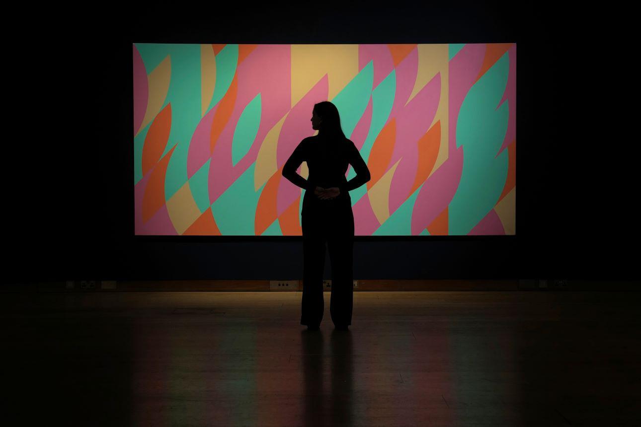 Έργο της καλλιτέχνιδας Μπρίτζετ Ράιλι/ Φωτογραφία: AP