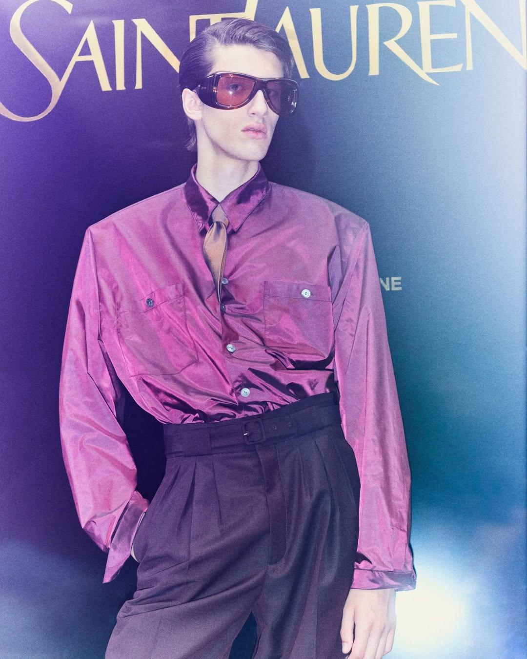 Saint Laurent menswear S/S 2026