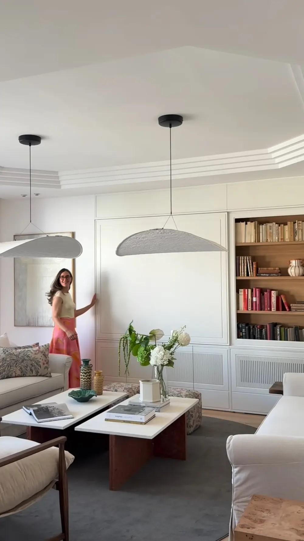  Το σαλόνι μετά την ανακαίνιση/ Φωτογραφία: Instagram/ @pilsferrer 