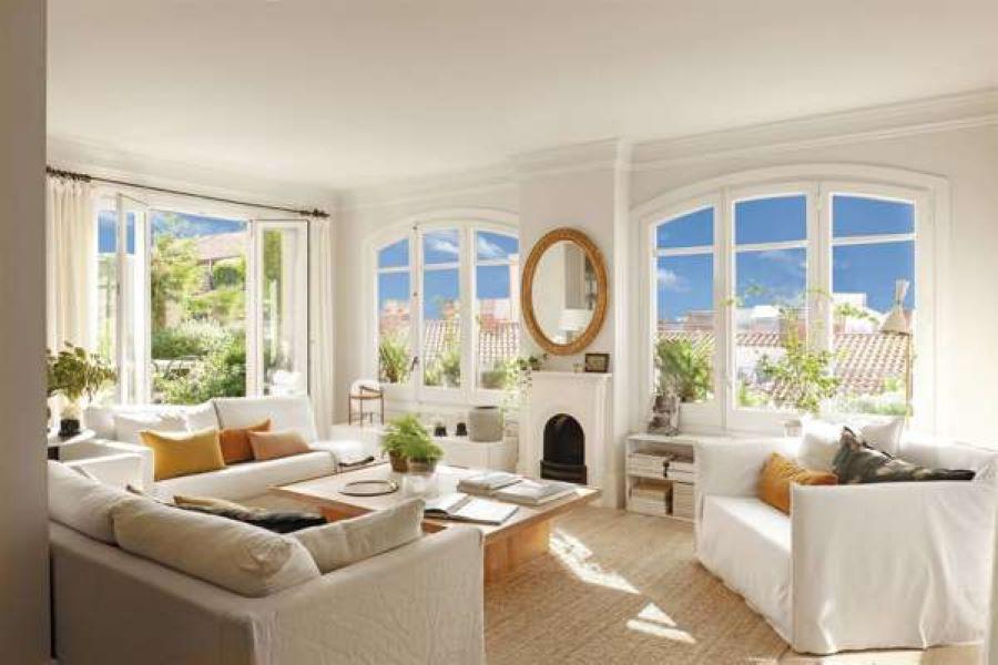 Το σαλόνι του σπιτιού/ Φωτογραφία: Instagram/ @﻿mengibarblancoestudio 