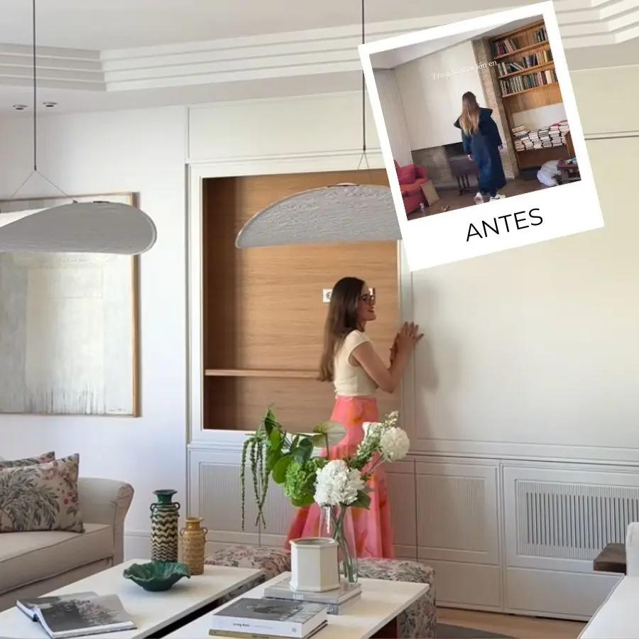 Το σαλόνι μετά την ανακαίνιση/ Φωτογραφία: Instagram/ @pilsferrer