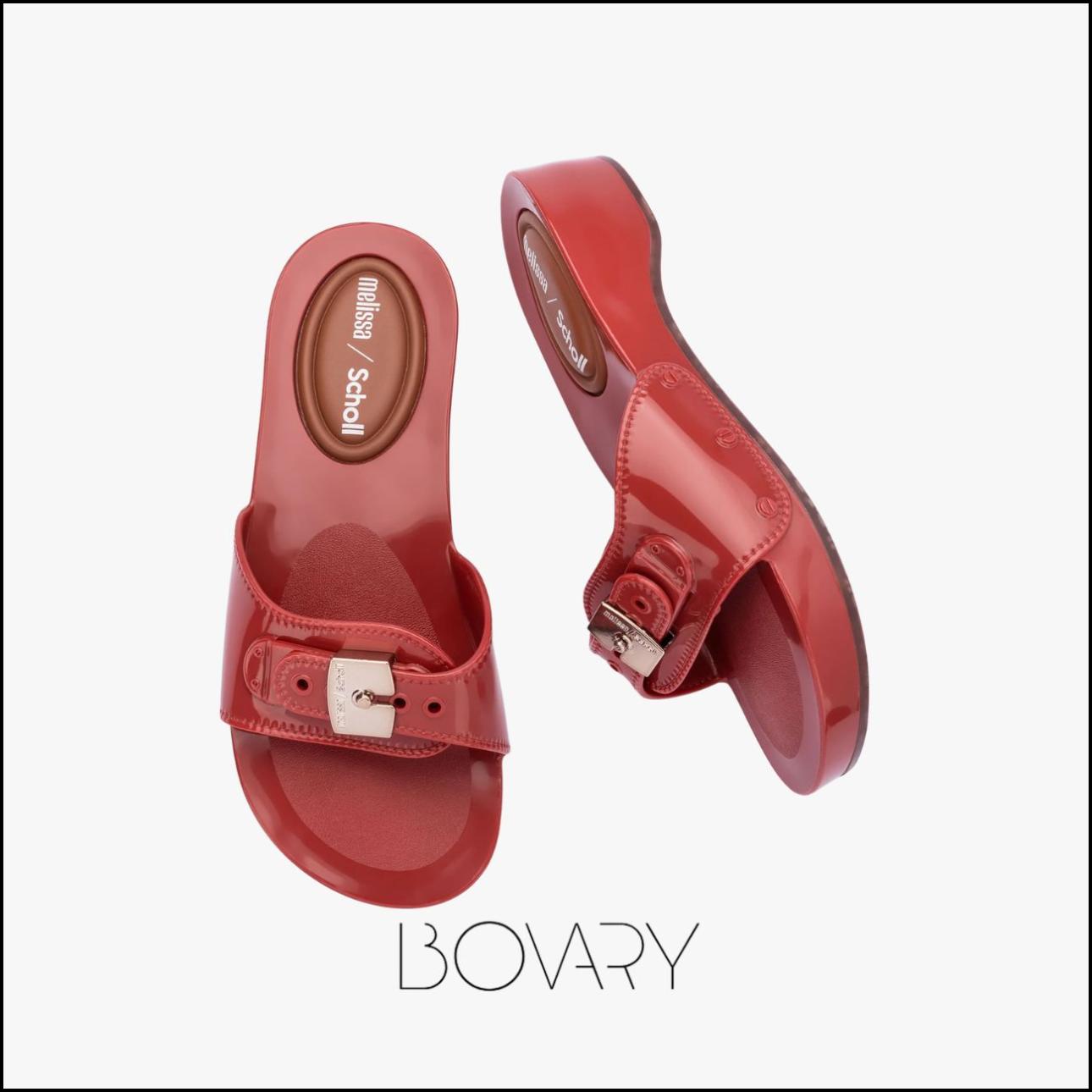 Τσόκαρα από PVC, €109, MELISSA x Scholl, scholl-shoes.com