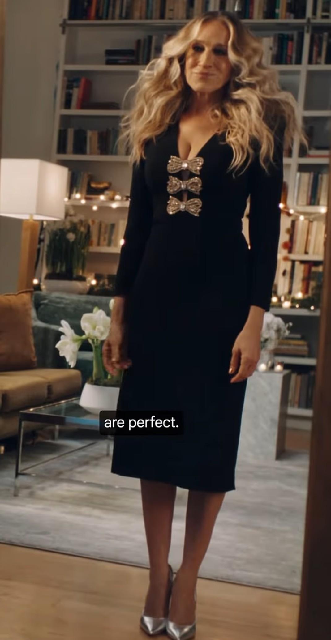 Η Σάρα Τζέσικα Πάρκερ στο σαλόνι του σπιτιού της