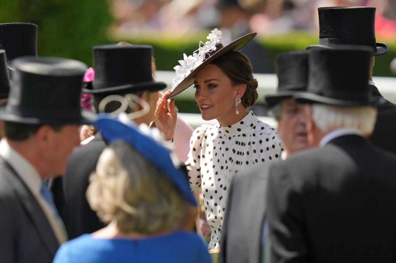 Η Κέιτ Μίντλετον στο Royal Ascot τον Ιούνιο του 2022 /  AP Photo/Alastair Grant 