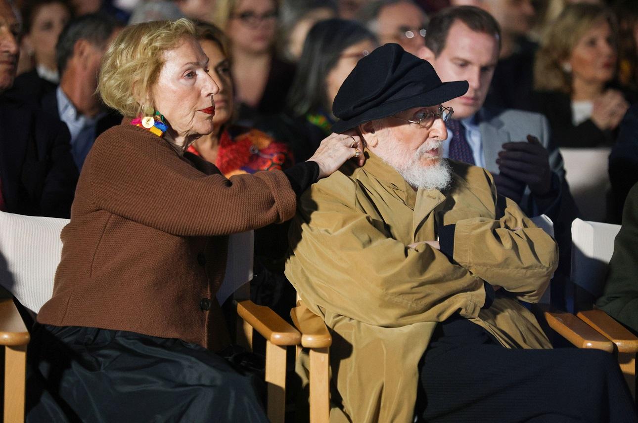 Ο Διονύσης Σαββόπουλος με τη σύζυγό του, Άσπα/ NDP Photo Agency