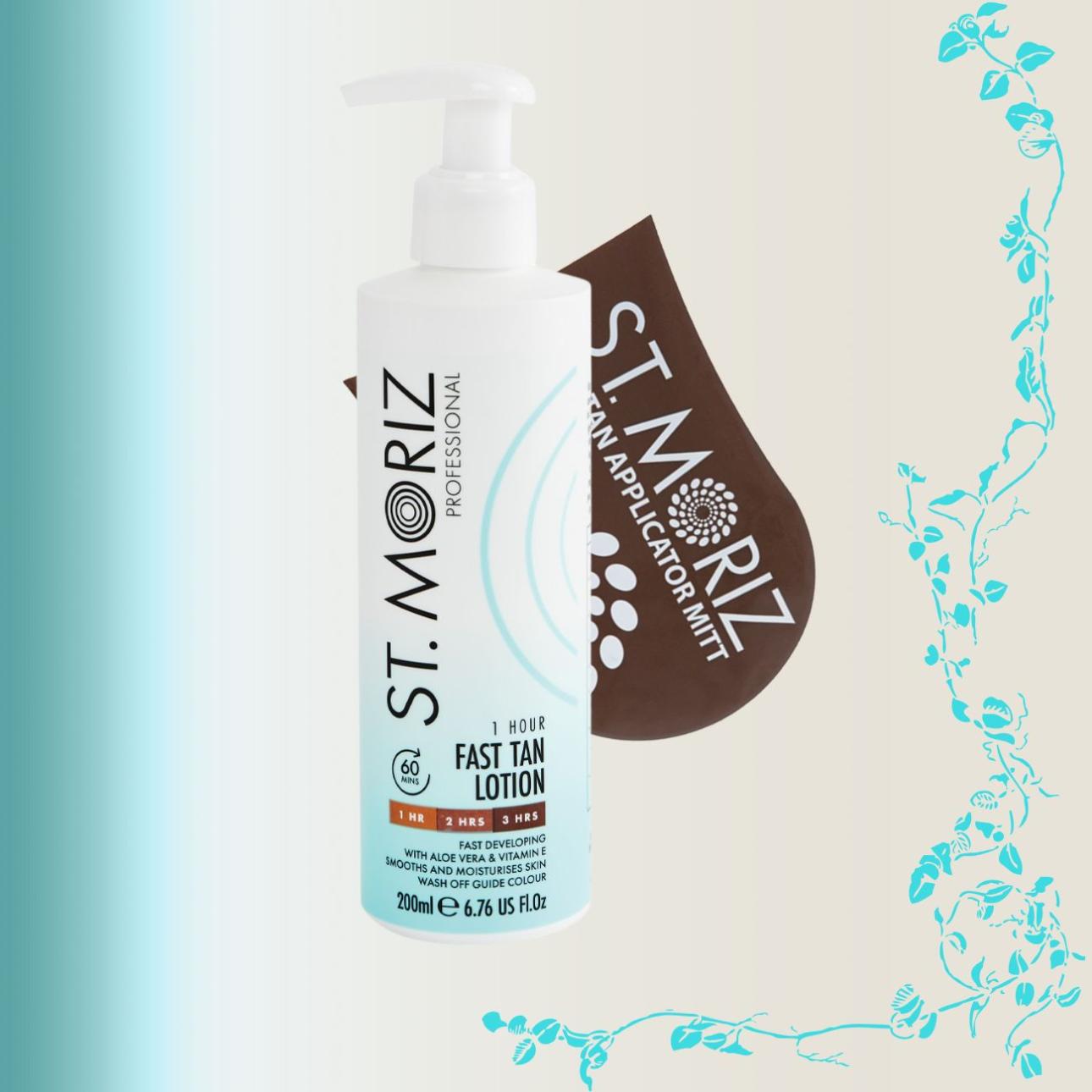 Professional Fast Lotion και Self Tan Application Mitt, St Moriz