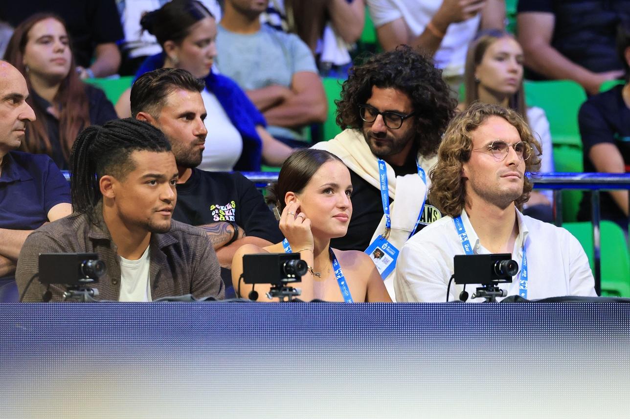 Εμμανουήλ Καραλής-Ελισάβετ Τσιτσιπά-Στέφανος Τσιτσιπάς/Φωτογραφία NDP 